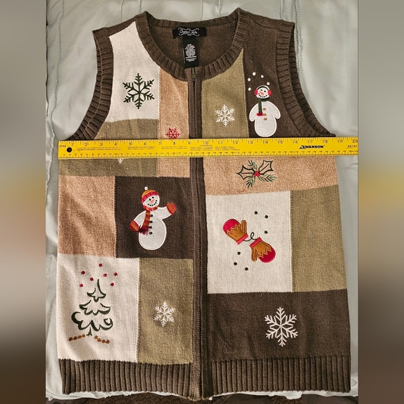 Ugly Christmas Sweater Vest size Small - Picture 7 of 7